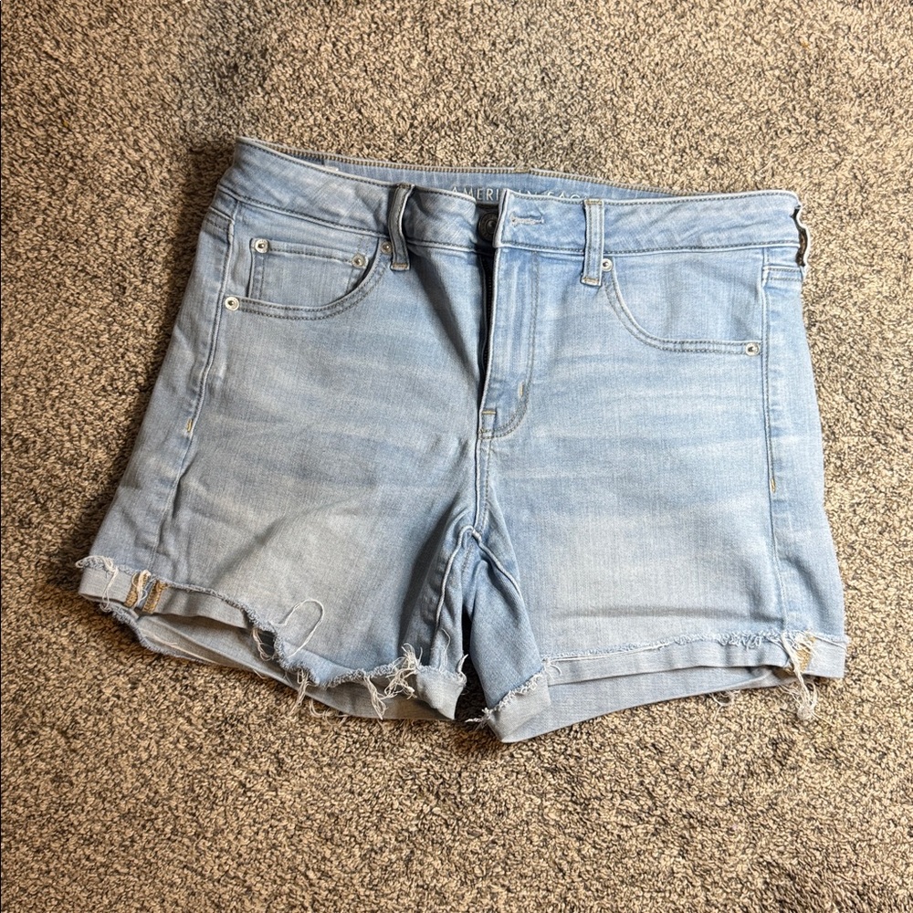 American Eagle Outfitters Light Wash Jean Shorts